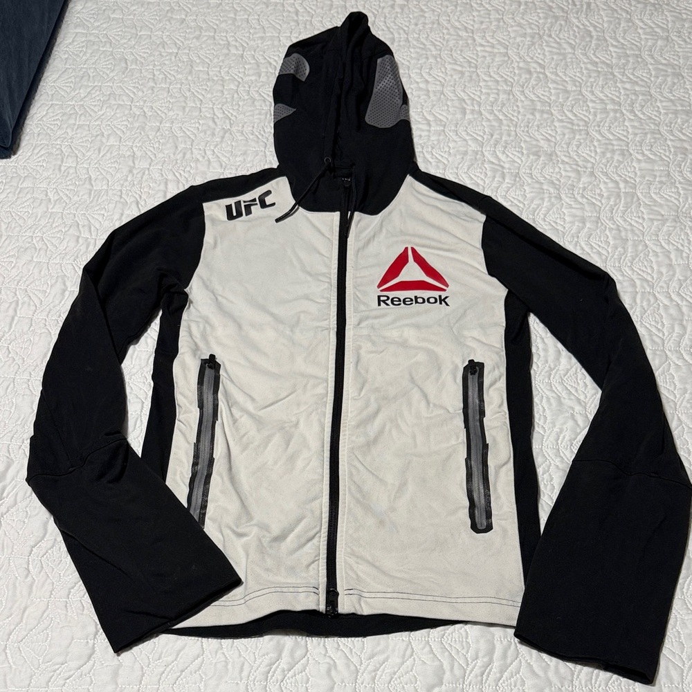 Reebok UFC Black and White Hoodie